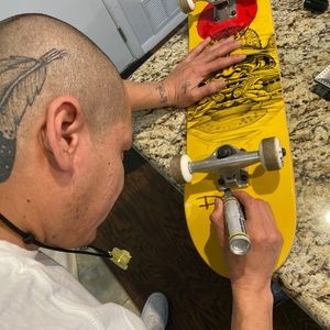 Paul Rodriguez Skateboard Signed By Doggface